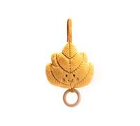 Peluche musicale feuille - Amadeus - Jaune - Polyester Jaune