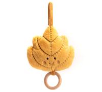 Peluche musicale feuille - Amadeus - Jaune - Polyester Jaune