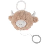 Peluche musicale Fluffy en Veloudoux beige