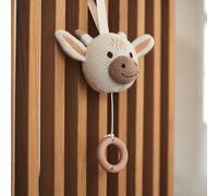 Jollein Boîte à musique en tissu Motif girafe 043-001-67076 Blanc/beige