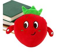 Peluche Musicale Interactive Fraise Fraise Interactive Sensorielle Péluche | Jouet Fruit Électronique en Plush pour Maison Crèche École Maternelle Chambre Enfant Lit Canapé