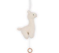 Peluche musicale Lama blanc