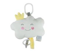 Peluche Musicale Nuage "Essen'Ciel" 18cm Blanc