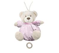 Peluche Musicale pour bébé - "Ours rose"