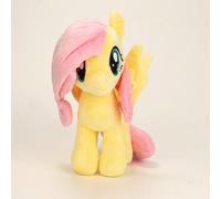 Peluche My Little Pony debout Taille M 30 cm (11,81 pouces) Cadeau d'anniversaire et de Noël | Pièce unique - Choisissez votre personnage préféré : Pinkie Pie, Twilight Sparkle, Fluttershy, arc-en-cie
