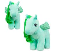 Peluche My Little Pony Medley - Jouet Cheval rétro à Collectionner, Idéal pour Les Enfants de 3 Ans et Plus, Cadeau Licorne Vintage pour garçons et Filles, Jouet Doux Classique pour Les Fans de MLP