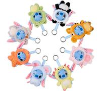 Peluche Mystere Disney Yuyus Porte-clés Stitch 12 Cm (aléatoire)