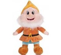 Peluche nain joyeux 38 cm - collection blanche neige et les 7 nains - set grand doudou classique enfant et 1 carte tigre