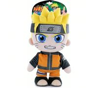 | Peluche Naruto Uzumaki Naruto Shippuden 27 cm - Peluche sous licence officielle - Peluche parfaite pour enfants et adultes - Peluche lavable en machine et durable - Peluche idéale pour décoration et