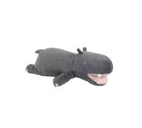 Nemu Nemu Animals - Grosse Peluche Hippopotame - Grande Peluche Hippopotame Animaux Kawaii Japonaise Extra Douce et Douillette - Taille L - 48 cm - Coussin Kawaii