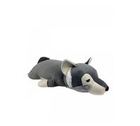 Nemu Nemu Animals - Grosse Peluche Loup Kawaii - Peluche Geante Loup Extra Douce et Douillette - Grande Peluche Animaux Conçu au Japon - Taille L - 66 cm - Coussin Kawaii
