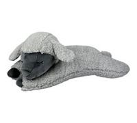 Peluche nemu nemu - MOKO - Mouton Gris - Taille L - 53 cm Noir G