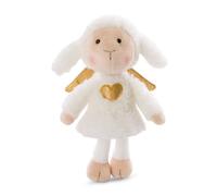 Peluche - Nici - La La Lammie - 30 cm - Blanc/Doré - Mouton câlin pour bébé