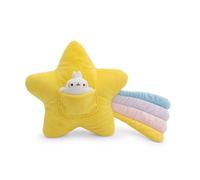 Peluche - NICI - Molang - étoile filante - jaune - poche avec mini Molang