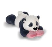 NICI Peluche Panda Love 62613 – 20 cm, noir, avec cœur, douce – Idée cadeau enfants et adultes