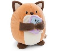 NICI Peluche Renard Geeks 16 cm avec jeu vidéo – boîte cadeau 11x12x6,5 cm Rouge