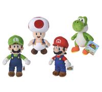 Simba Peluche Super Mario – Luigi, Yoshi ou Toad – 20–27 cm – Unité expédiée au hasard