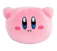 Club Mocchi Mocchi Tomy - Peluche Kirby Flottant Mega 38 cm - Jouets Doux Kirby à Collectionner - Jouets héros sous Licence Officielle - Figurines de Bureau - Jouets Enfants 3+ Ans