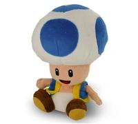 Peluche - NINTENDO - Super Mario Bros - Toad bleu - 20 cm - Pour enfants à partir de 3 ans