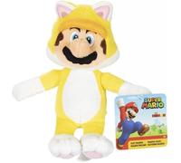 Peluche Super Mario costume chat jaune