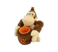 Together Plus – Peluche Donkey Kong (Super Mario) avec baril 21 cm