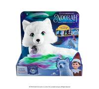 Peluche Noorah extraordinaire - Peluche animal de luxe de 22,9 cm avec queue inspirée des aurores boréales - Vu dans Elf Pets : un conte de Noël d'un renard - Arctic Fox Pal of The Elf on the Shelf -
