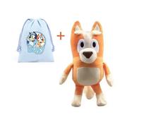 Peluche - NOX - Bingo - 25 cm - Orange - Livrée avec sac à cordon Bluey