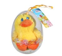 Peluche Oeuf p'tit poulailler canard 12 cm jaune TU