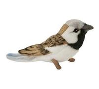 Hansa Toy – Peluche Oiseau Moineau 14 cm – x2