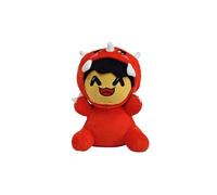 Peluche omz plush, garçon à capuche souriant, couleur rouge, poupée, 20 cm