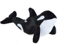 Peluche Orca Orque De 30 Cm Noir Blanc