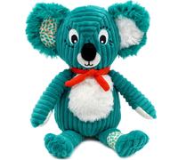 LES DÉGLINGOS - Peluche Original Berlingos Le Koala - Velours côtelé Ultra Douce -23 cm - Bleu - Convient dès la Naissance