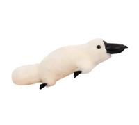 Peluche Ornithorynque Blanc, Peluche Douce À Bec De Canard, Adorable Et Réaliste Animal Sauvage, Coussin Confortable Idéal Pour Anniversaires, Noël, Décorations De Fête Et Les Activité (45cm)