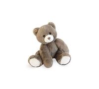 HISTOIRE D'OURS - Peluche Ours Souriante 25 cm - Collection Oscar - Taupe Apaisant - Coloris Taupe Apaisant - Présentée en Jolie Boîte Cadeau - Cadeau dès la Naissance - Lavable à 30° - HO3026