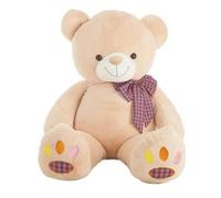 Peluche - Ours - 130 Cm - Marron - Pour 1 An Et Plus - Mixte