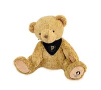Doudou et Compagnie - Ours Premium Paris 2024 - Licence Officielle des Jeux Olympiques De Paris 2024 - Peluche Avec Bandana - Dès la Naissance - Pour Bébé - 37 cm - Marron - JO2452
