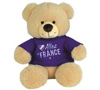 Peluche Ours avec message "Allez La France" Jemini 22 cm G