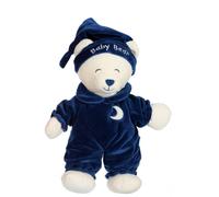 Peluche - ours baby bear douceur - 24 cm bleu TU