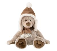 Peluche Ours "Chapeau" 43cm Marron