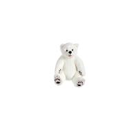 Peluche - ours grizzly assis brun - 42 cm blanc TU
