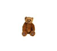 Peluche - ours grizzly assis brun - 42 cm marron clair TU