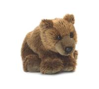 Peluche Ours Grizzly De 15 Cm Marron