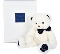 Peluche Ours Histoire d'Ours Preppy Chic 30 cm Ivoire G