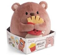 Peluche ours Nomo avec Frites Jaune G