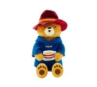 Peluche Ours Paddington avec Son Manteau et sa Tasse 37 cm - Set Doudou Enfant + Carte Offerte - Dessin Anime