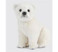 Peluche ours polaire assis Anima 24 cm G