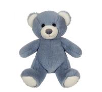 Peluche - ours trendy bleu jeans, l'ours à câliner, 24 cm bleu TU