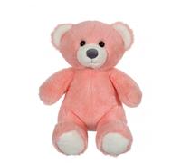 Peluche - Ours Trendy rose poudré, l'ours à câliner, 24 cm