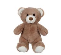 Peluche - ours trendy taupe, l'ours à câliner, 24 cm marron TU