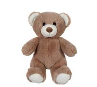 Peluche - ours trendy taupe, l'ours à câliner, 24 cm marron TU